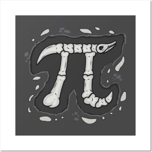 Pi-leontology Funny Pi Day Math Paleontology Gift For Pi Day Posters and Art